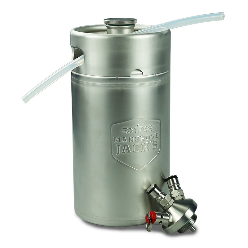 Mangrove Jacks Mini Keg 3L with Ball Lock Cap & Diptube