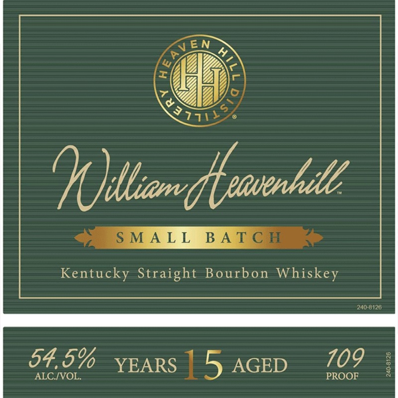 William Heavenhill Small Batch 15 Year Kentucky Straight Bourbon (109 proof)