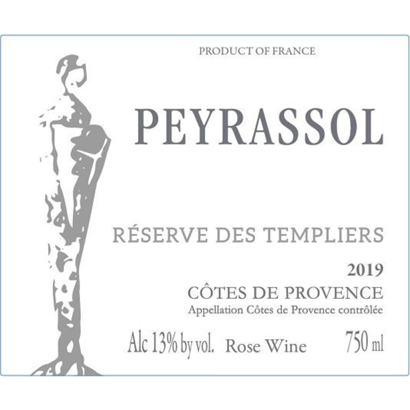 Commanderie De Peyrassol Reserve Des Templiers Cotes De Provence Rose 750ml