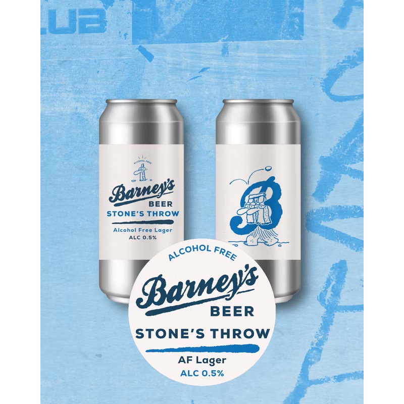 Barney’s, Stone’s Throw AF 440ml Can