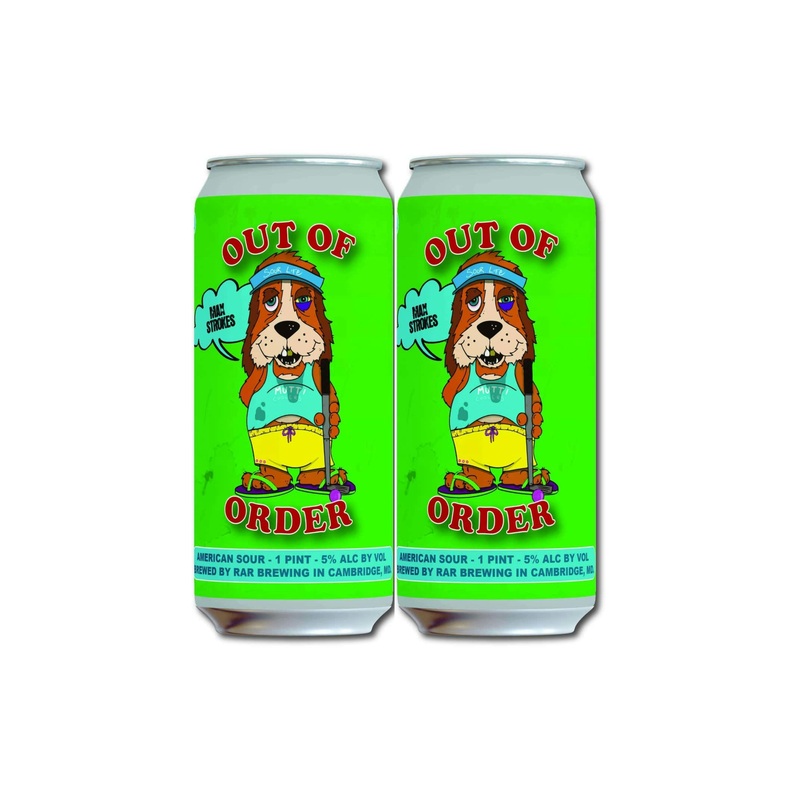 Rar Brewing Out of Order Max Strokes Sour 4 PACK 16 OZ CANS
