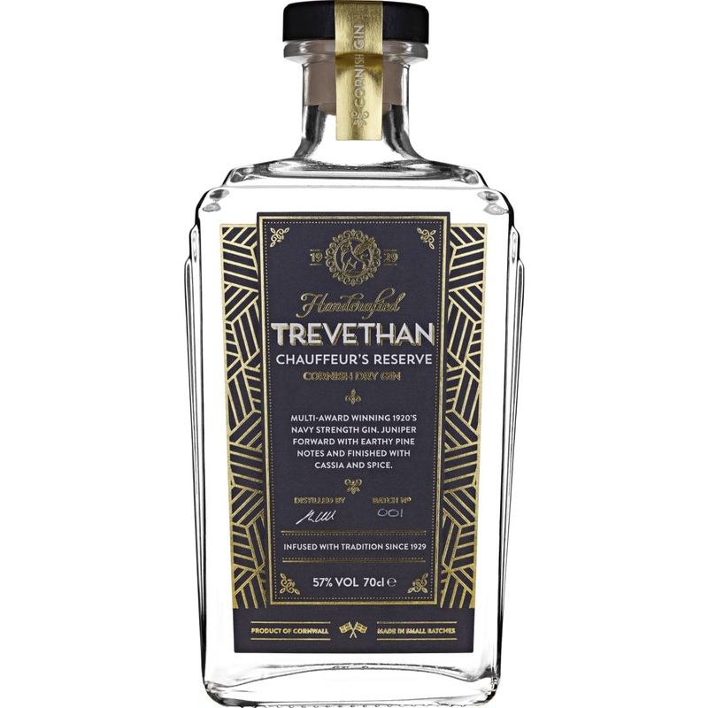 Trevethan Chauffeur’s Reserve Navy Strength Cornish Gin 70cl