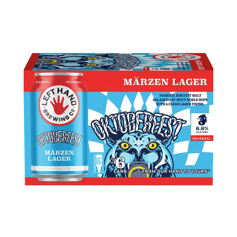 Left Hand Brewing Oktoberfest 6 PACK 12 OZ CANS