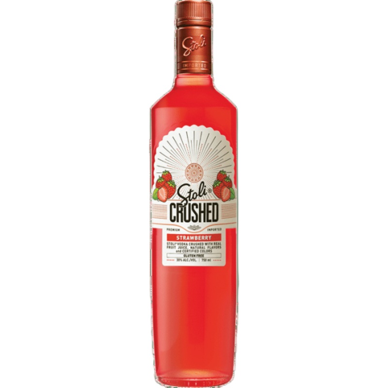 Stolichnaya Crushed Strawberry Premium Vodka 60 Proof 750 ml