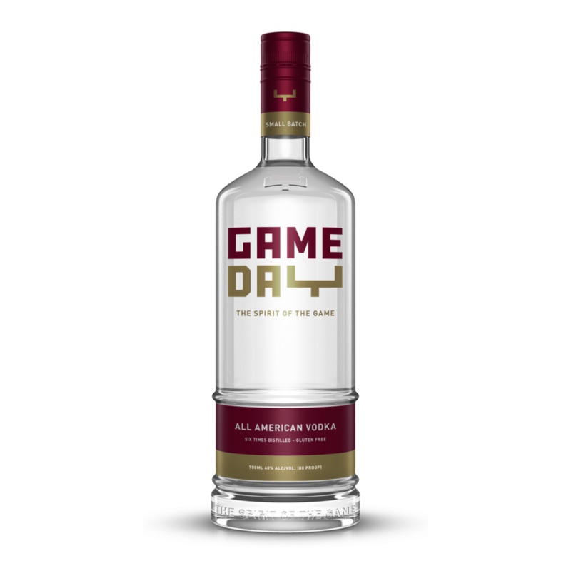 Game Day Garnet & Gold Vodka 750 ML