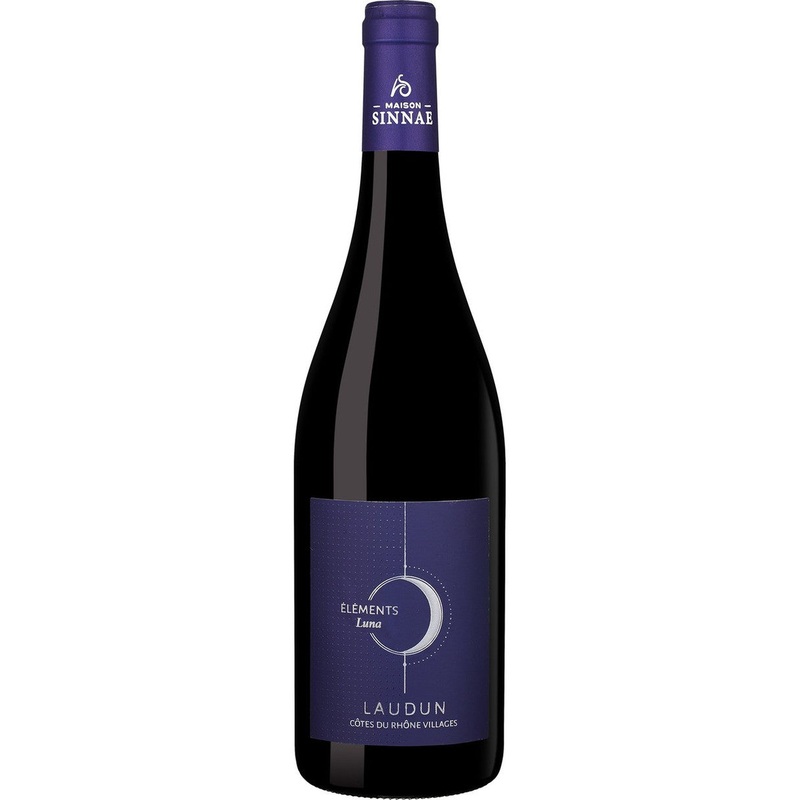 Maison Sinnae, Elements Cotes du Rhone Villages Laudun Rouge Luna 2022 (Case)