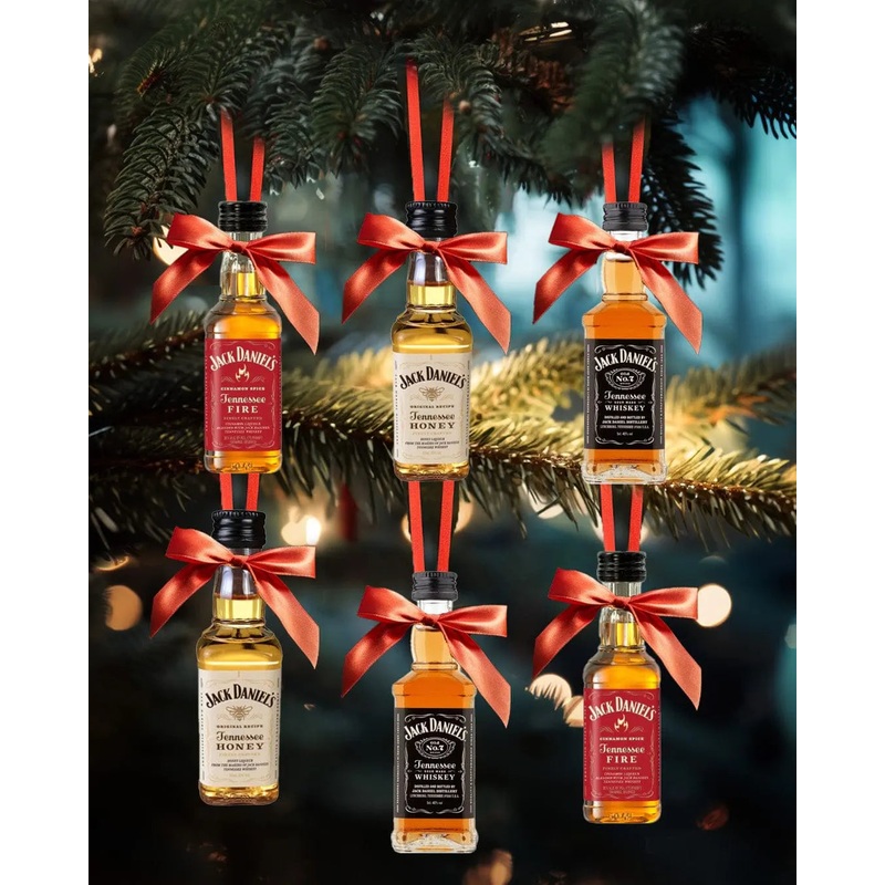 Merry Baubles – Mixed Jack Daniel’s Whiskey Miniature Set