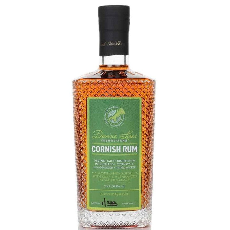 Cornish Rock Devine Lime & Salted Caramel Rum 70cl