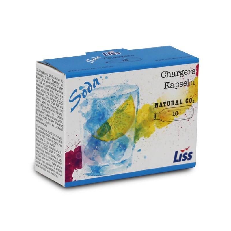 5 x 10 Pack LISS Food Grade 8g Co2 Gas Bulb (50 Bulbs)