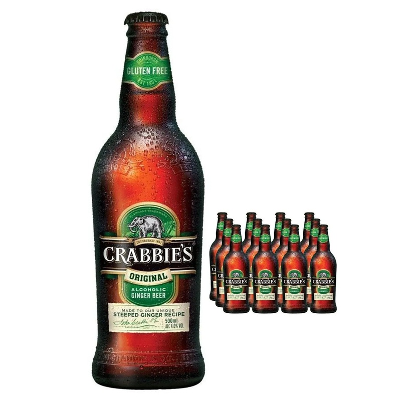 Crabbies Original Ginger Beer Multipack, 12 x 500 ml