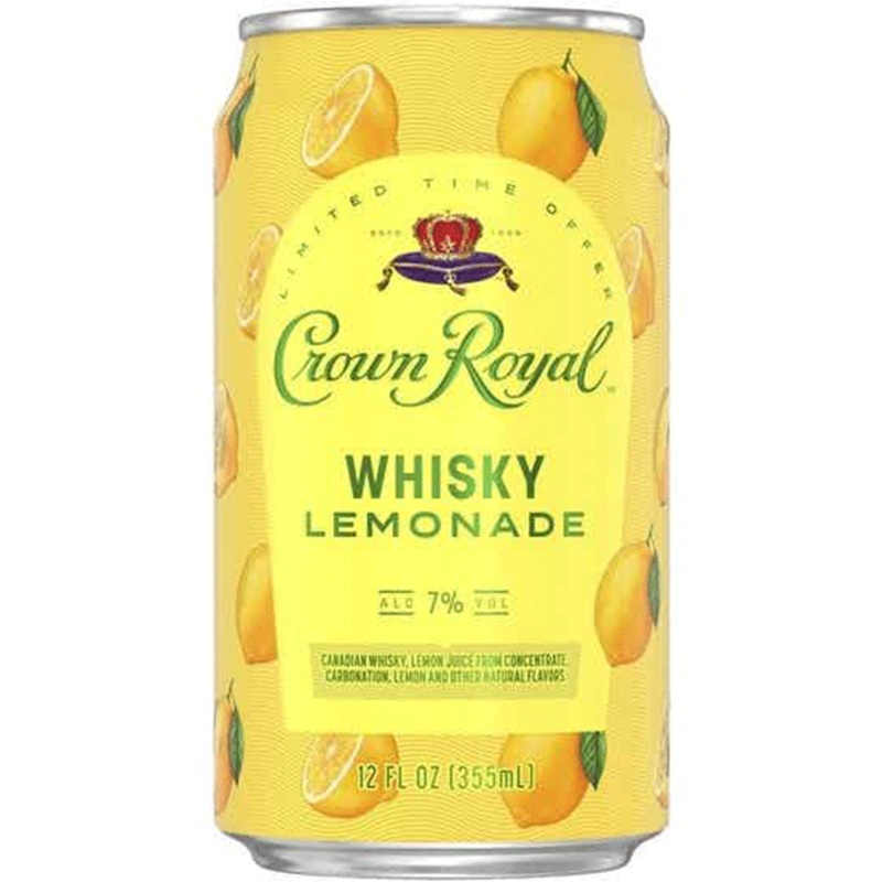 Crown Royal Whiskey Lemonade Canned Cocktail 4pk