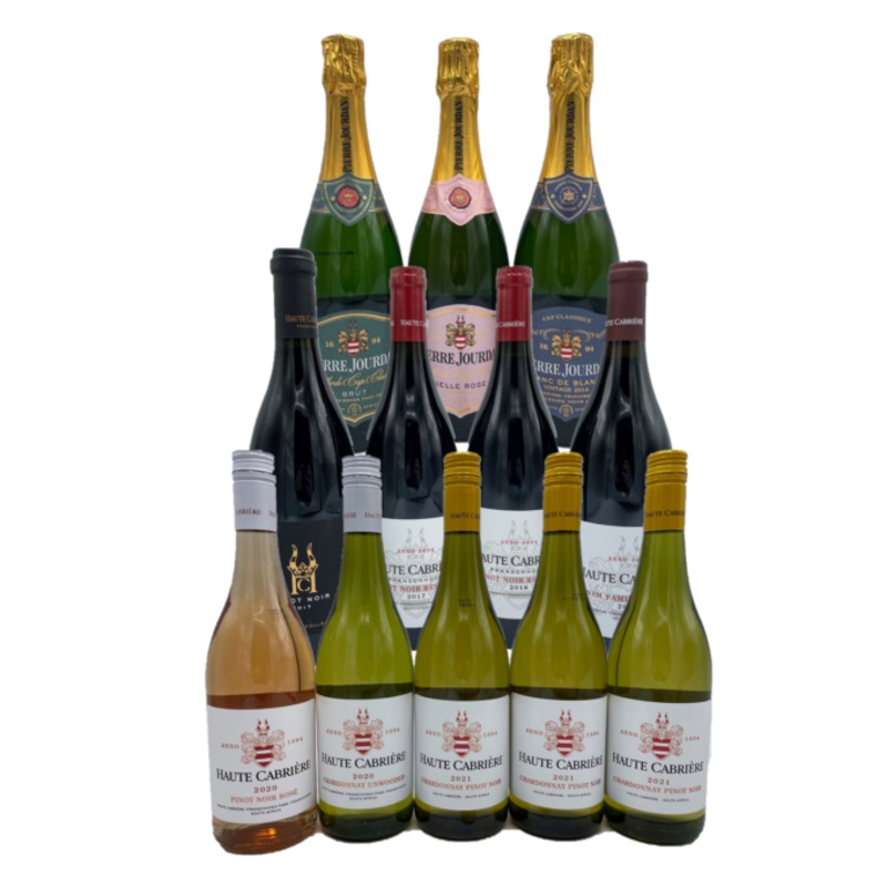 Haute Cabriere 12 Bottle Mixed Case 12 bottles