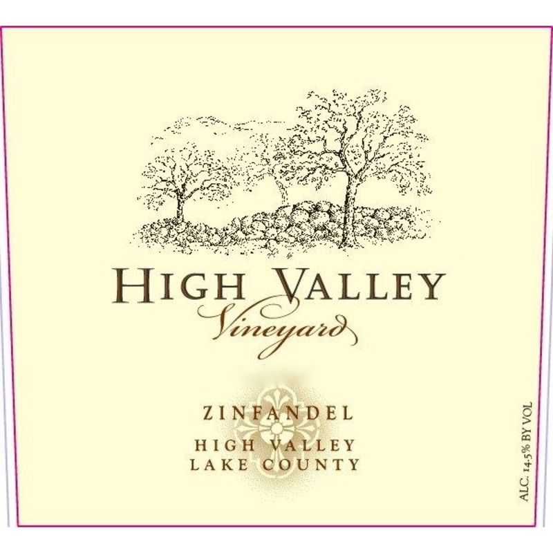 High Valley Lake County Zinfandel 750ml