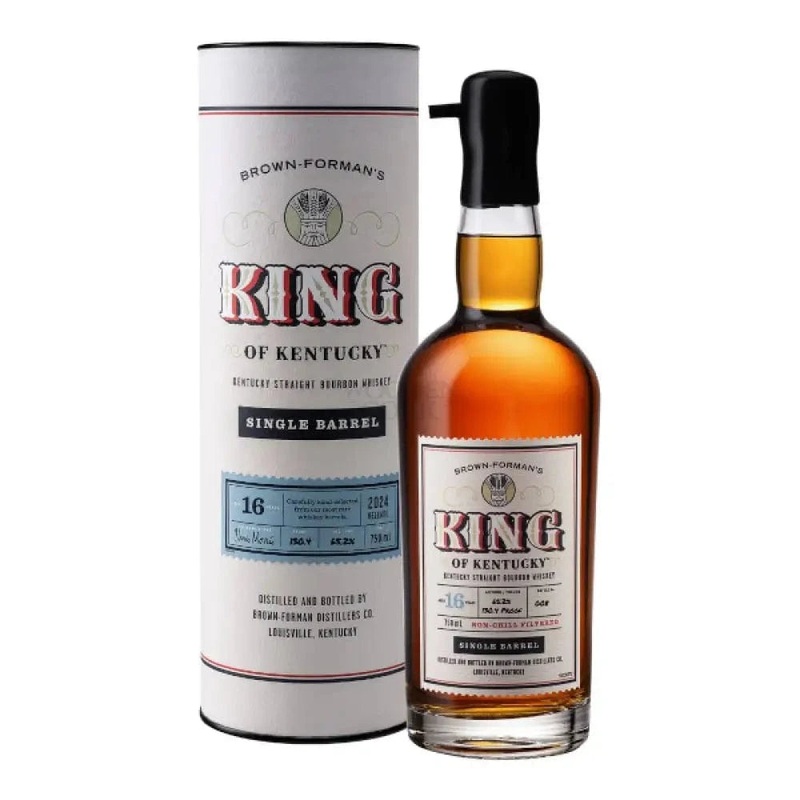 King Of Kentucky 16 Year Old Bourbon 2024 Release Single Barrel #22 134.0 Proof