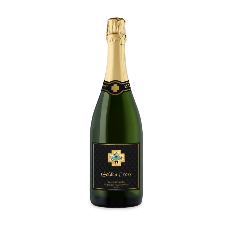 The Badge – Golden Cross – Sparkling Blanc de Noirs – Mthode Champenoise – Napa Valley