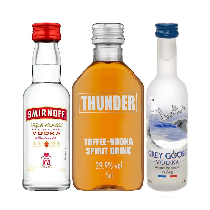 Vodka Miniature Tasting Trio, 3 x 5 cl