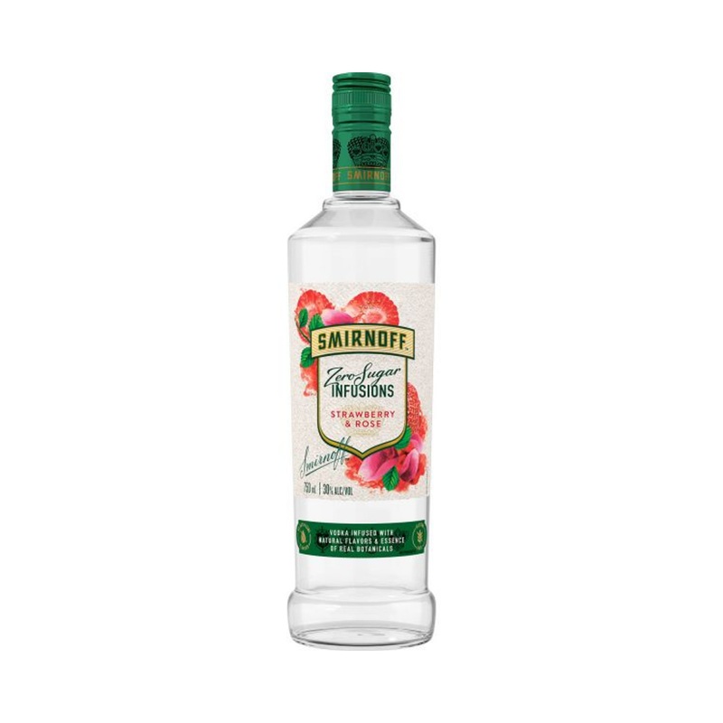 Smirnoff Zero Strawberry & Ros Vodka 50 ML