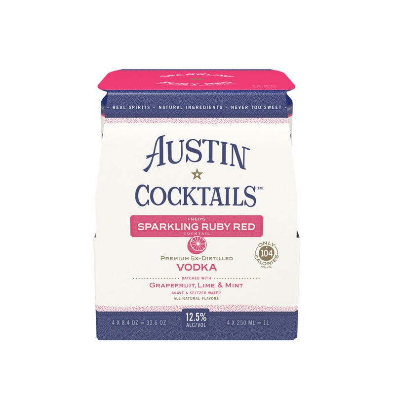 Austin Cocktails Sparkling Ruby Red 4 PACK 8.4 OZ CANS