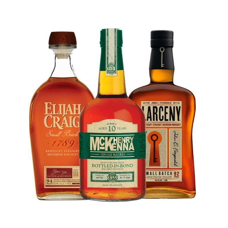 Elijah Craig | Henry McKenna | Larceny Bourbon Bundle