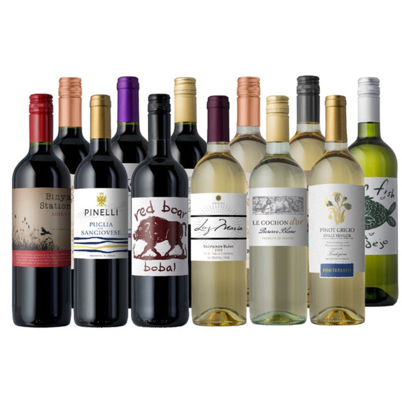 ONE DAY ONLY: The April 12th “12 Bottle Vineyard Spectacular”! Mixed W/ PET Bottles