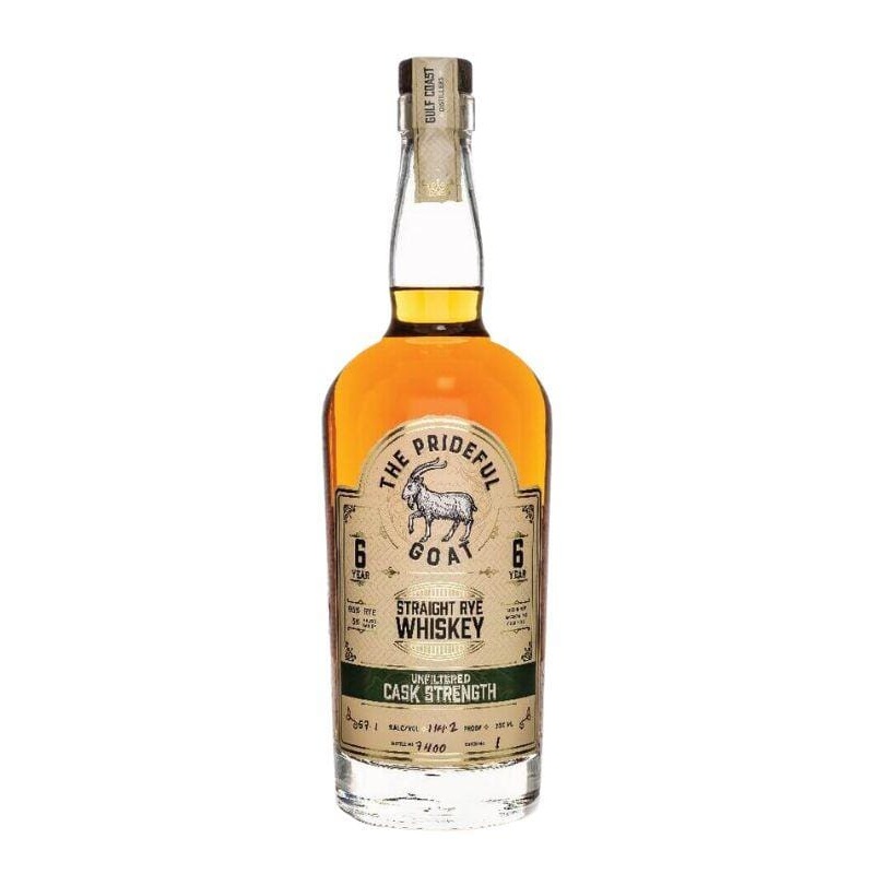 The Prideful Goat 6 Year Cask Strength Rye Whiskey 750mL