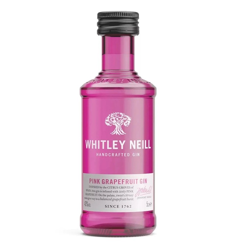 Whitley Neill Pink Grapefruit Gin Miniature 5cl