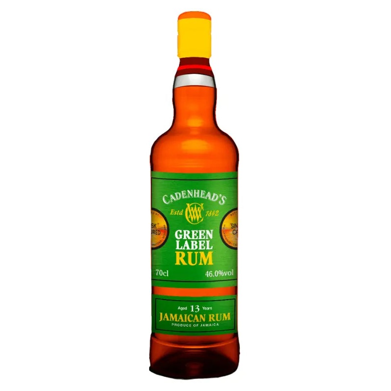 WM Cadenhead’s Green Label 13 Year Jamaican Rum 700mL