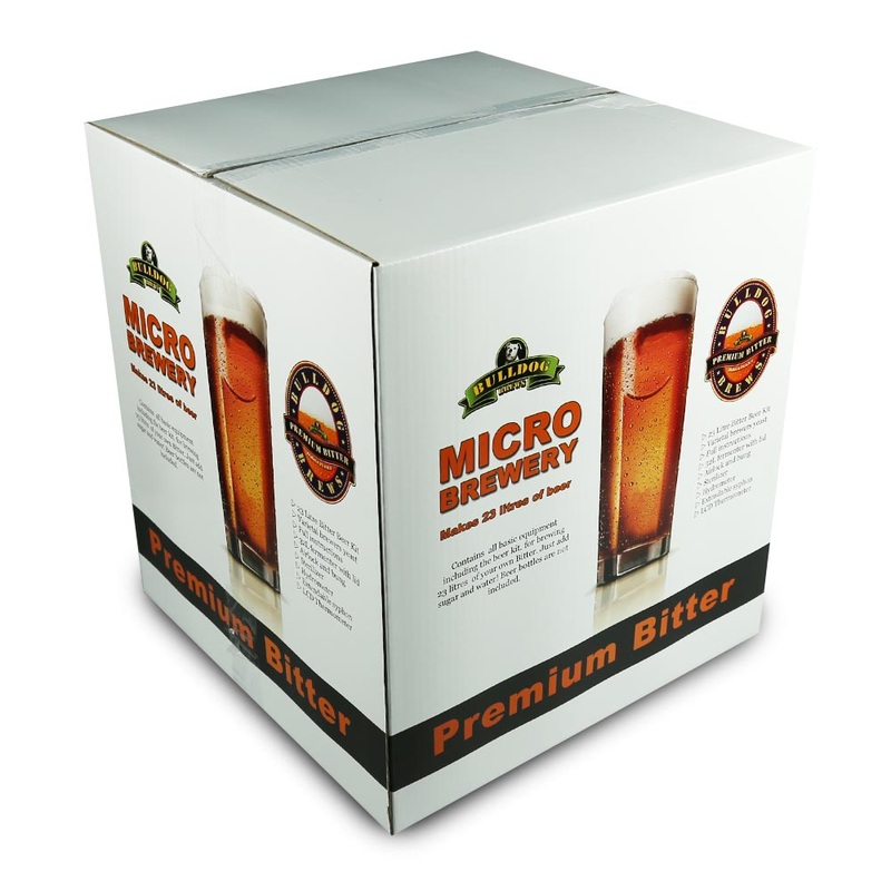 Bulldog Micro Brewery Starter Equipment And 40 Pint Beer Kit IPA