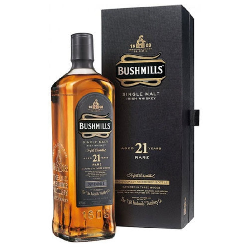 Bushmills 21 Year Rare Single Malt – 750ML