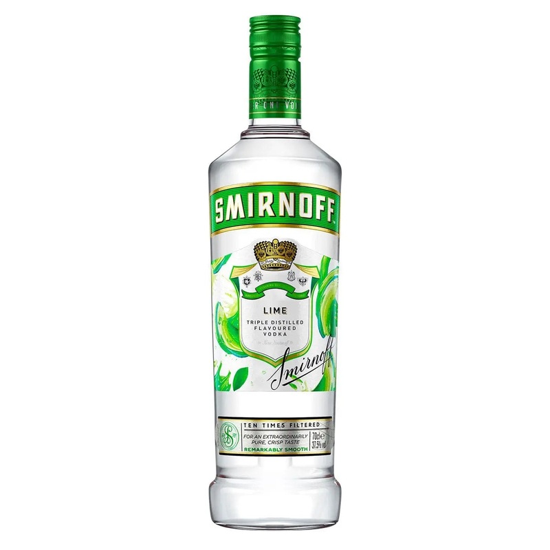 Smirnoff Lime Vodka, 70 cl