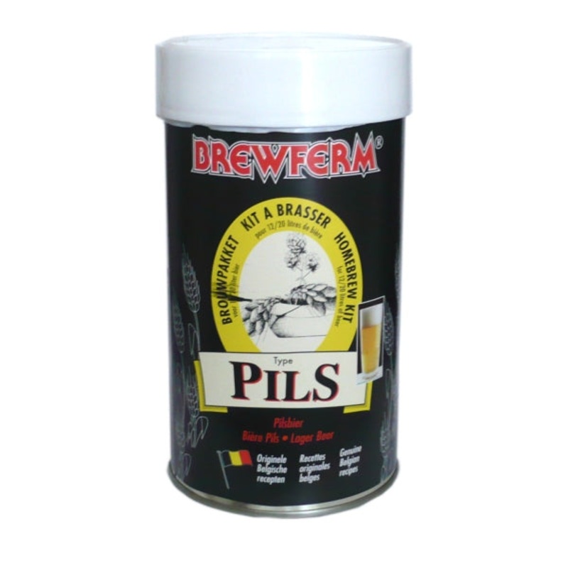 Brewferm ABV 4.5% 21/35 Pint Belgian Beer Kit – Pils