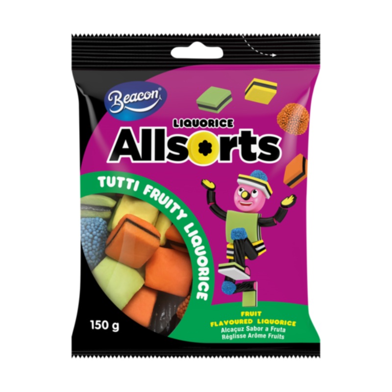 Beacon Allsorts Liquorice Tutti Frutti
