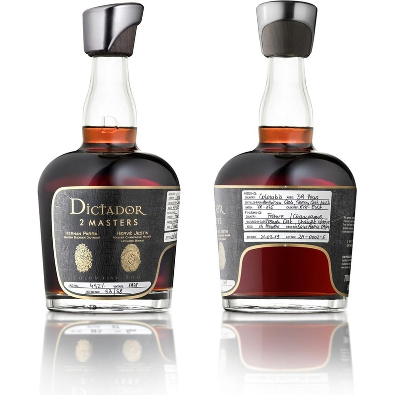 Dictador Aged Rum 2 Masters Champagne Leclerc Briant 750 ML