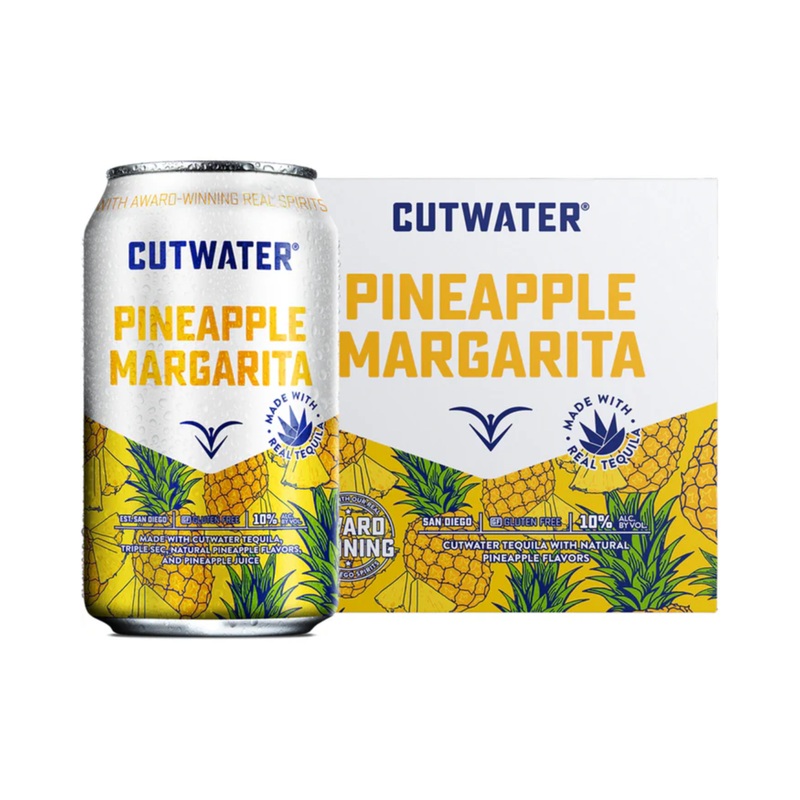Cutwater Pineapple Margarita 4 PACK 12 OZ CANS