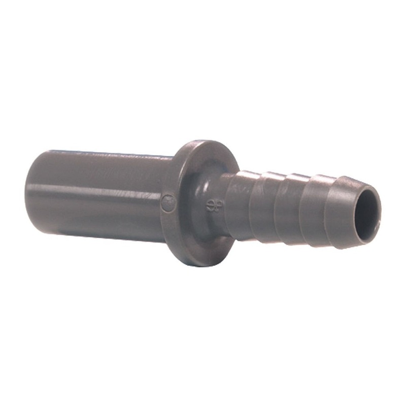 DM Fittings Tube to Hose Stem – 1/4” Stem OD – 3/16” Hose ID