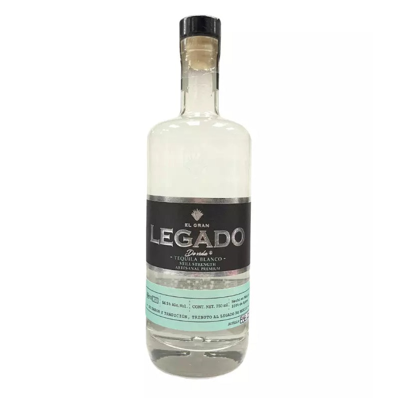 El Gran Legado de Vida Tequila Blanco Still Strength 750mL