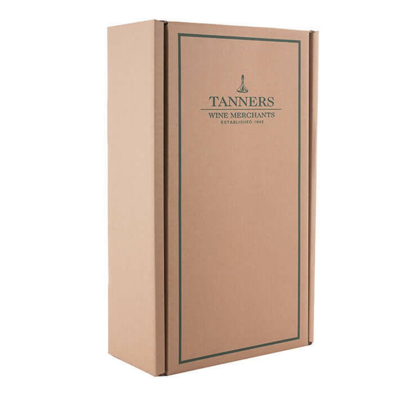 Tanners 2 bottle Gift Box, Natural brown