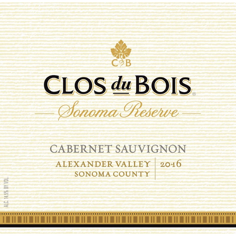 Clos Du Bois Reserve Alexander Valley Cabernet Sauvignon 750ml