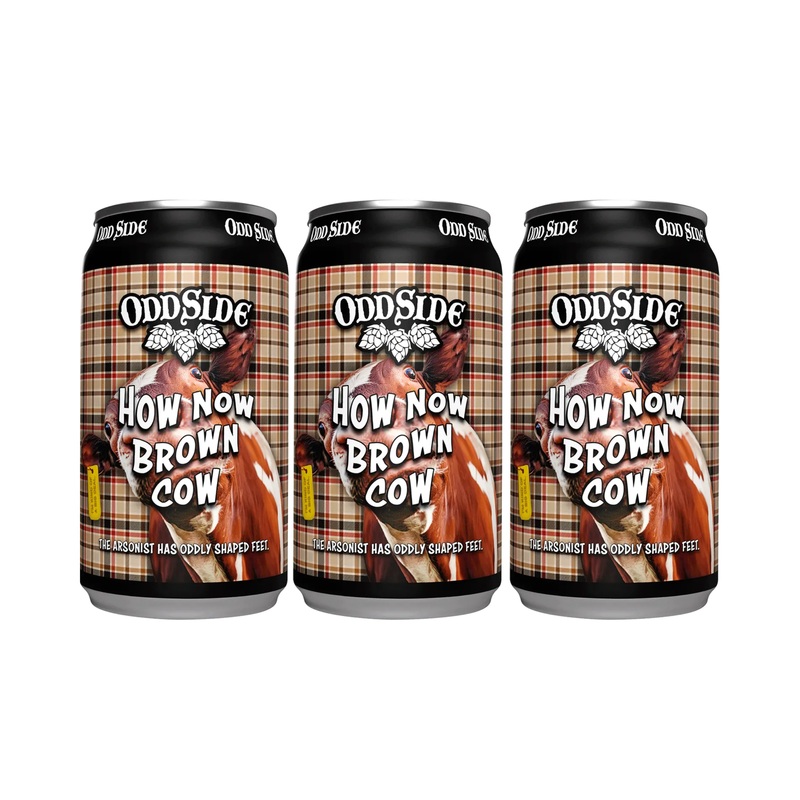 Odd Side Ales How Now Brown Cow Brown Ale 6 PACK 12 OZ CANS