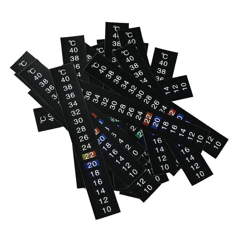 25 x Brew2Bottle LCD Home Brew Stick On Adhesive Thermometer