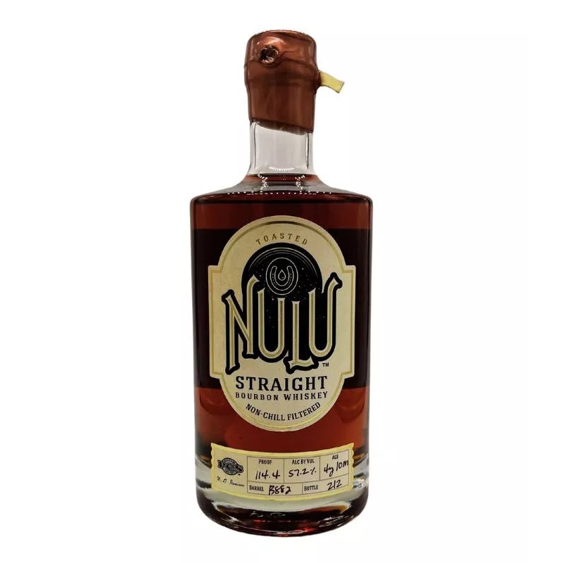 Nulu Toasted Single Barrel Barrel Proof Straight Bourbon Whiskey 750mL