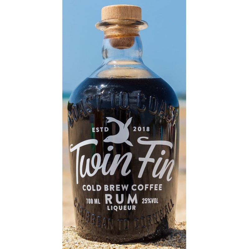 Twin Fin Rum Cold Brew Coffee Rum Liqueur 1 Bottle