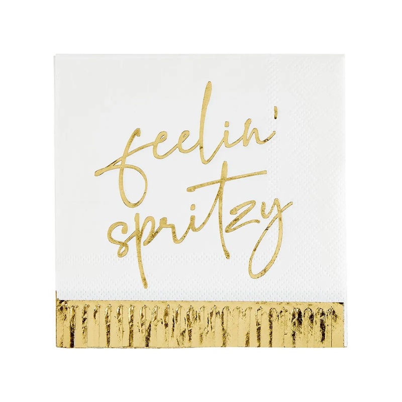 “Feelin’ Spritzy” Cocktail Napkins 20 PACK