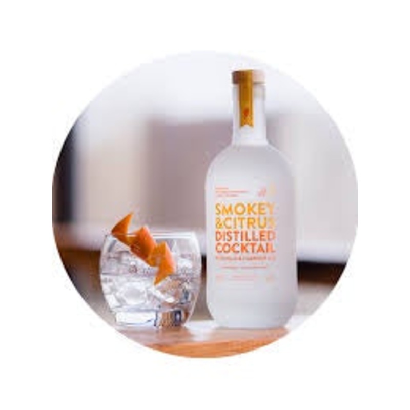 Smokey & Citrus Distilled Cocktail Tasting Set + 2 Glasses