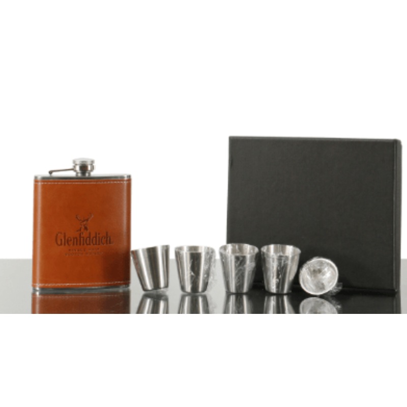 Glenfiddich Hip Flask Gift Set