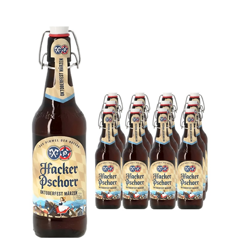 Hacker Pschorr Oktoberfest Beer Multipack, 12 x 500 ml