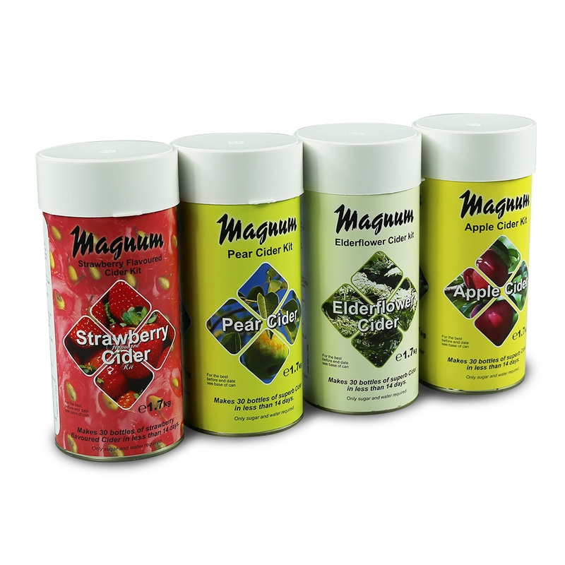 Magnum 30 Bottle 14 Day Cider Kits Strawberry