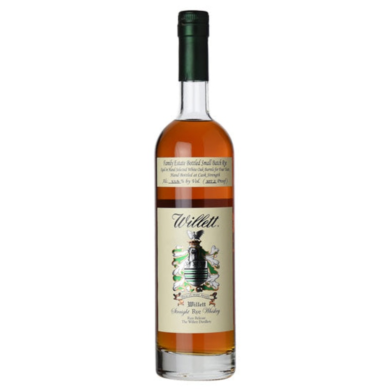 Willett 4yr Rye Cask Strength Limited Release 750 ml