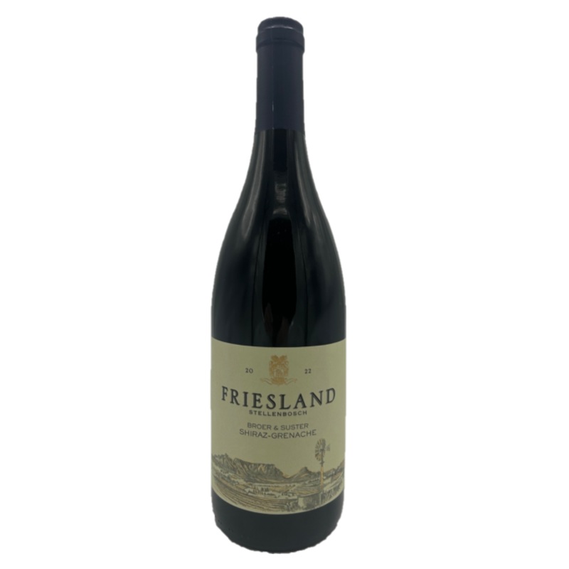 Friesland Broer & Suster Shiraz/Grenache 2022 750ml 13.5% – South Africa Platter 4*