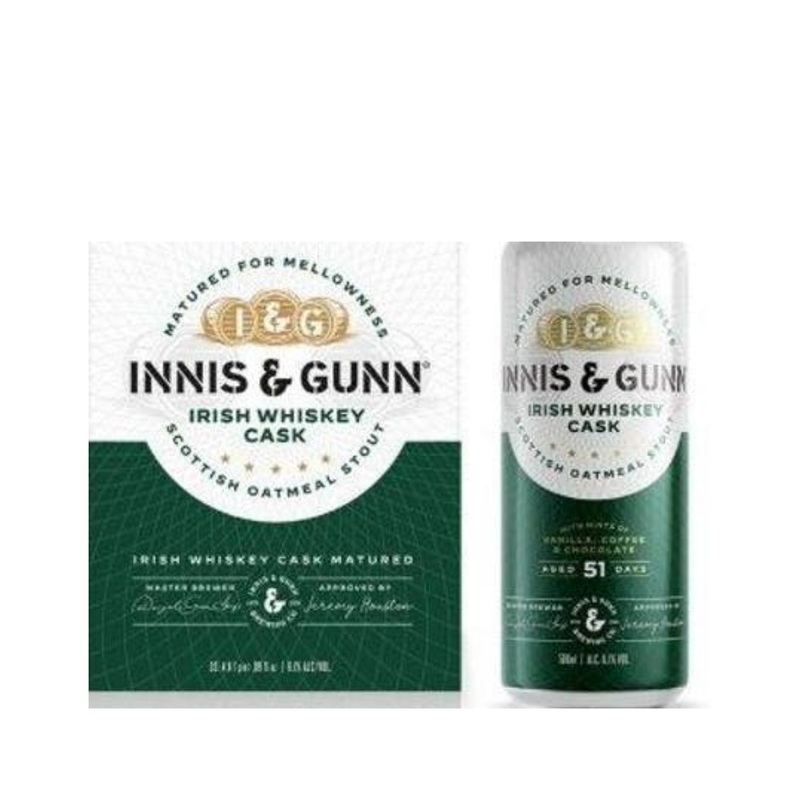 Innis & Gunn Irish Whiskey Stout 4 PACK 16 OZ CANS